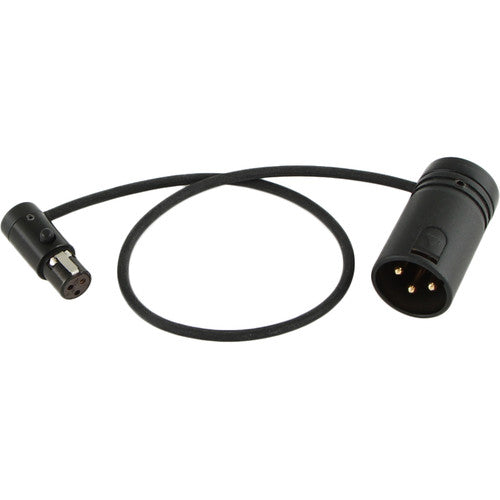 Audio Cable: TA3F Low Profile to XLR-3M (Low Profile) 50cm
