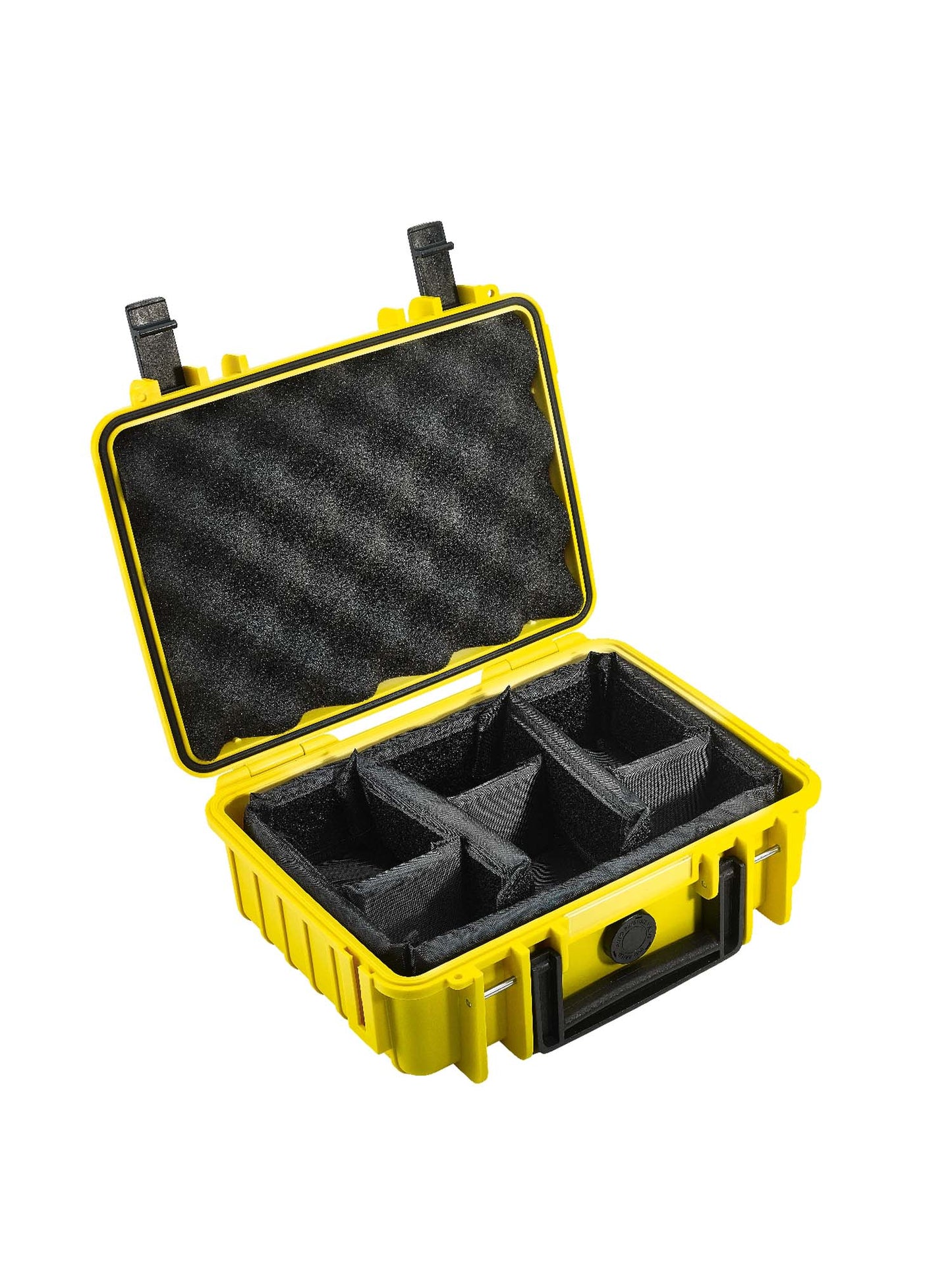 B&W Outdoor Case 1000 With Dividers (Yellow)