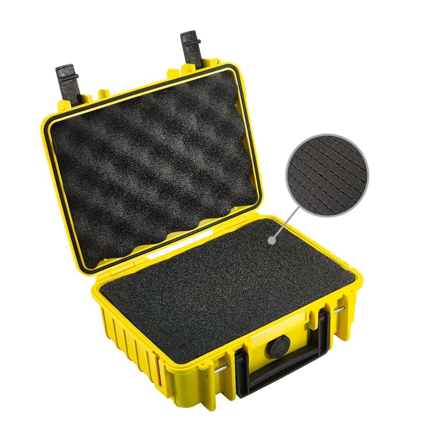 B&W Outdoor Case 1000 With Foam (Yellow)