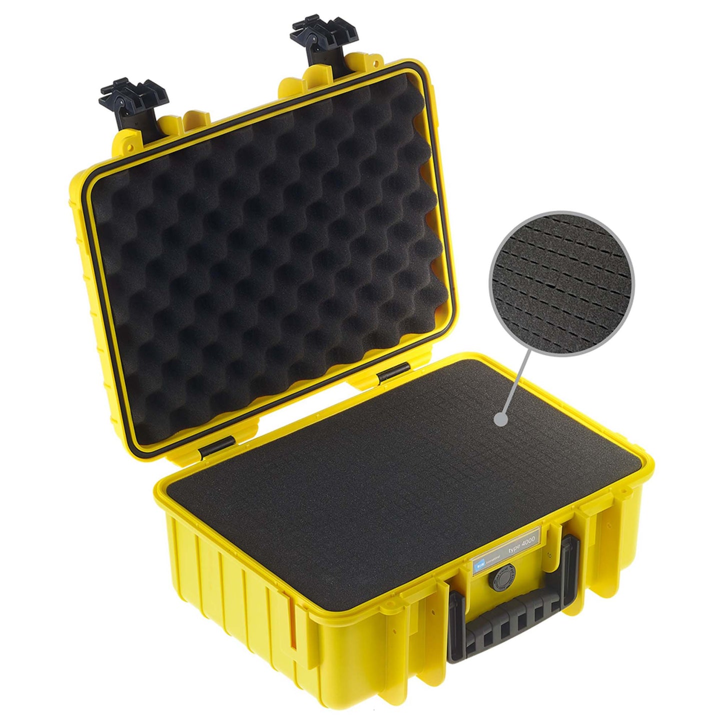 B&W Outdoor Case 4000 With Foam (Yellow)