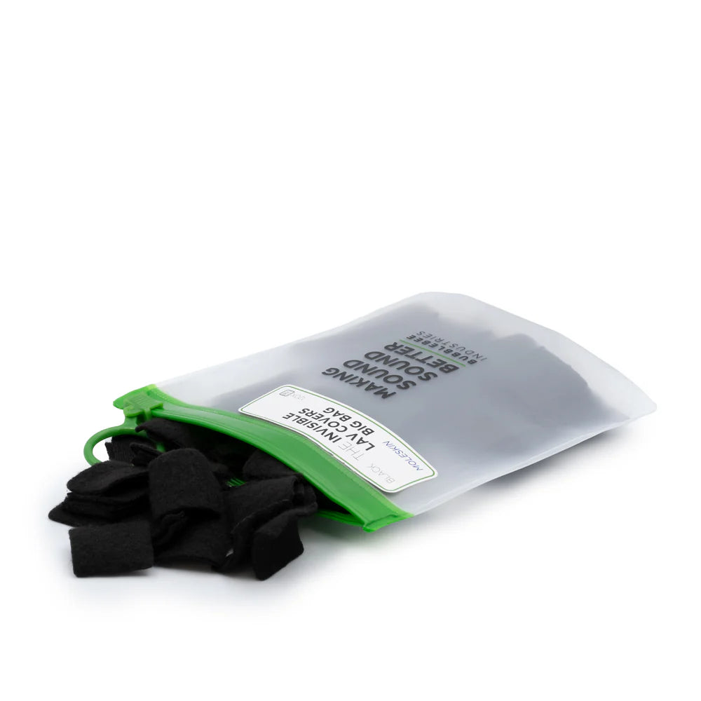 Bubblebee Industries The Invisible Lav Covers, Big Bag Moleskin (Black)