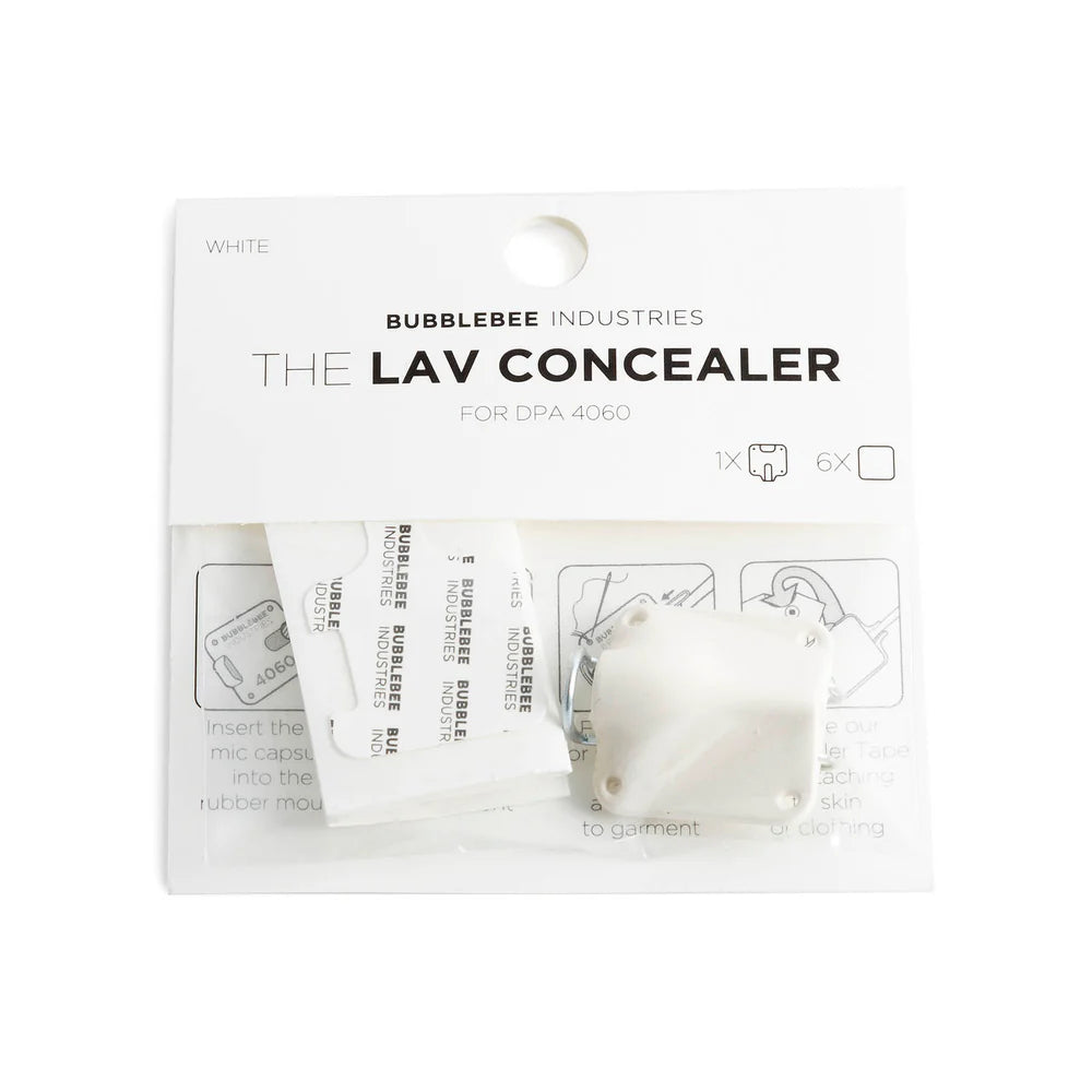 Bubblebee Industries The Lav Concealer for DPA 4060 (White)