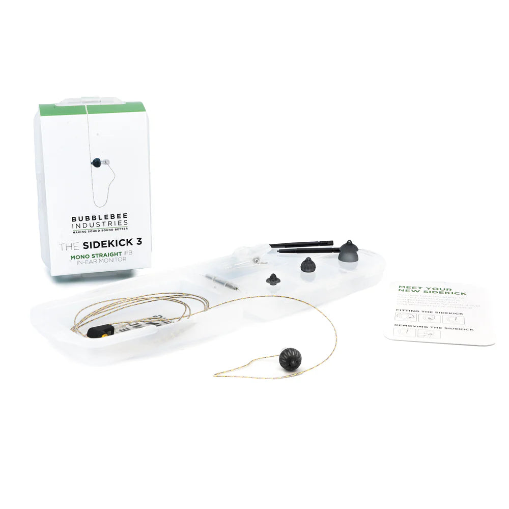 Bubblebee Industries The Sidekick 3 IFB In-Ear Monitor, Mono (Straight)