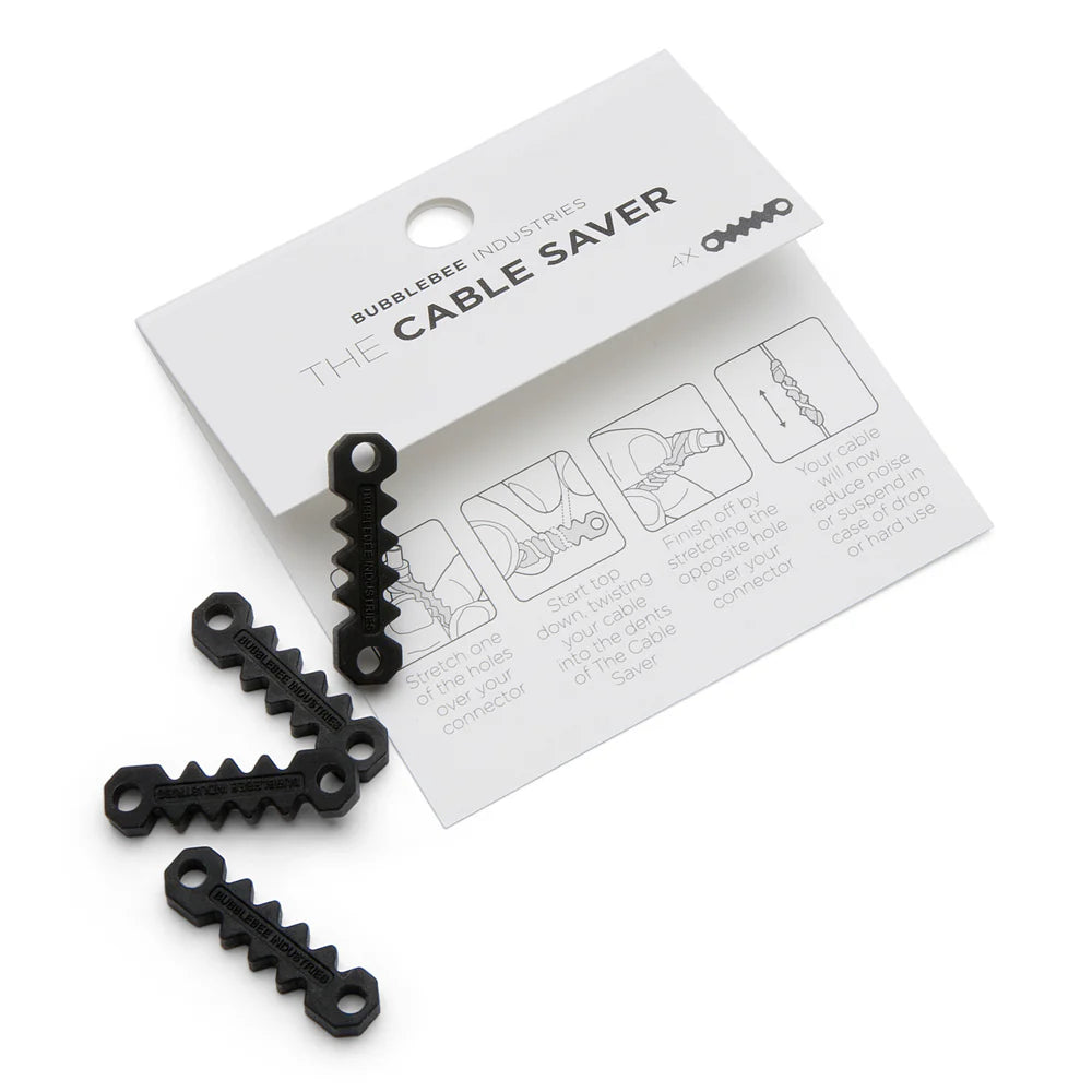 Bubblebee Industries The Cable Saver (4-pack) Black
