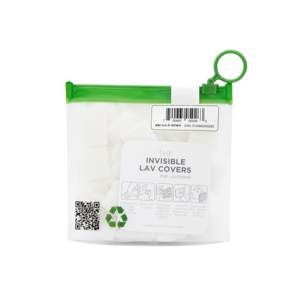 Bubblebee Industries The Invisible Lav Covers, Big Bag Fur Outdoor (White)