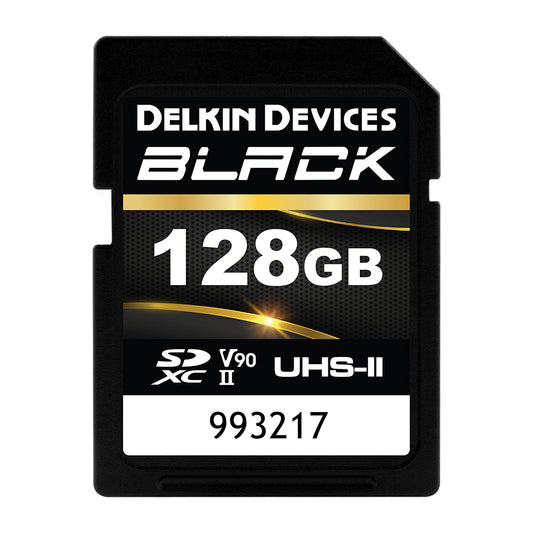 Delkin Devices SD BLACK (RUGGED) UHS II V90 128GB