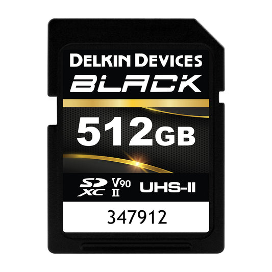 Delkin Devices SD BLACK (RUGGED) UHS II V90 512GB