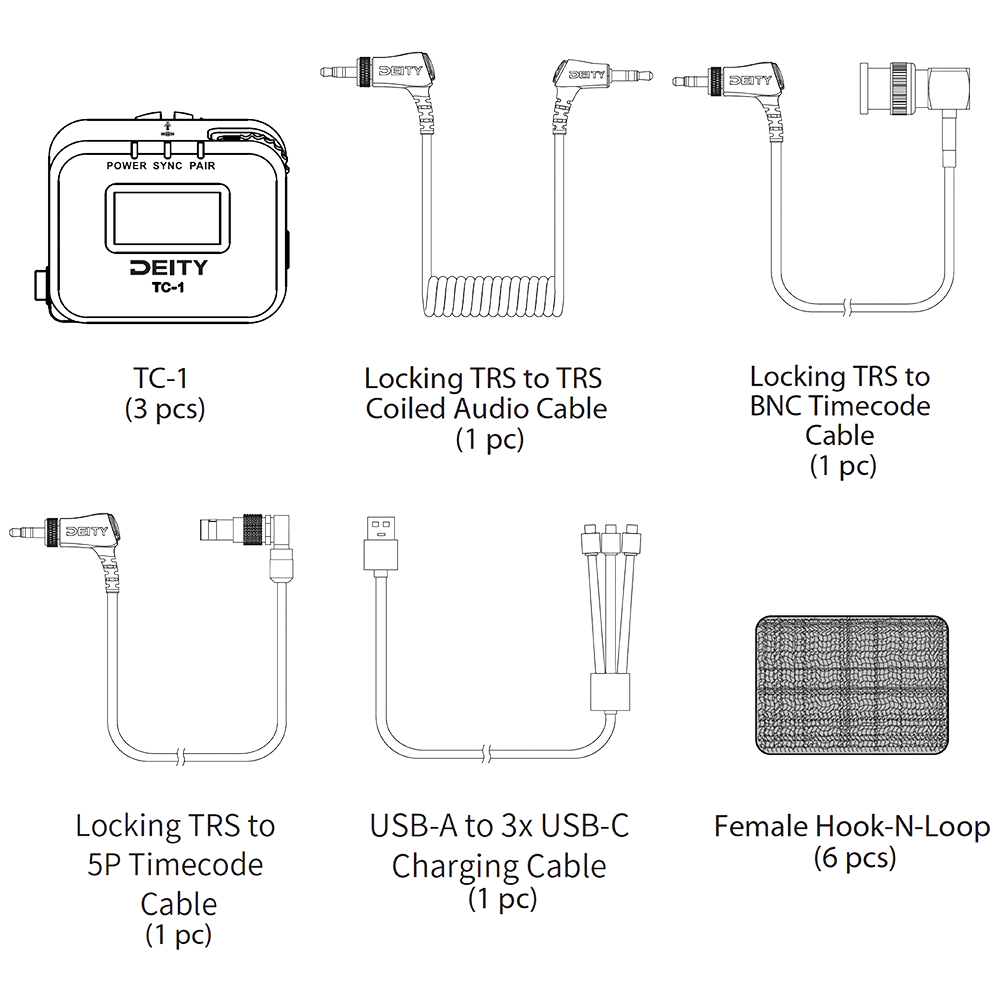 Deity TC-1 (3pc Kit)