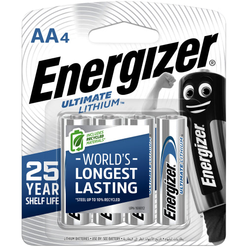 Energizer AA Ultimate Lithium (Pack of 4)