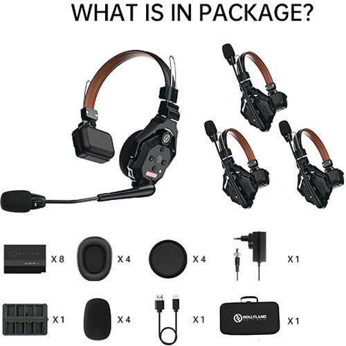 Hollyland Solidcom C1 Pro-4S Kit