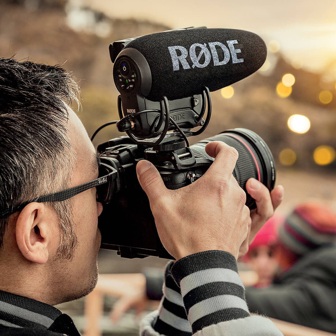 Rode VideoMic Pro+ On Camera