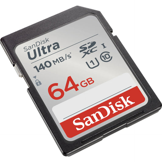 SanDisk Ultra 64GB SDXC Memory Card (140MB/s)