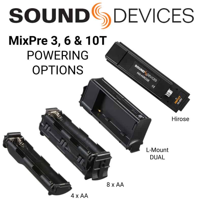 Sound Devices Powering Options