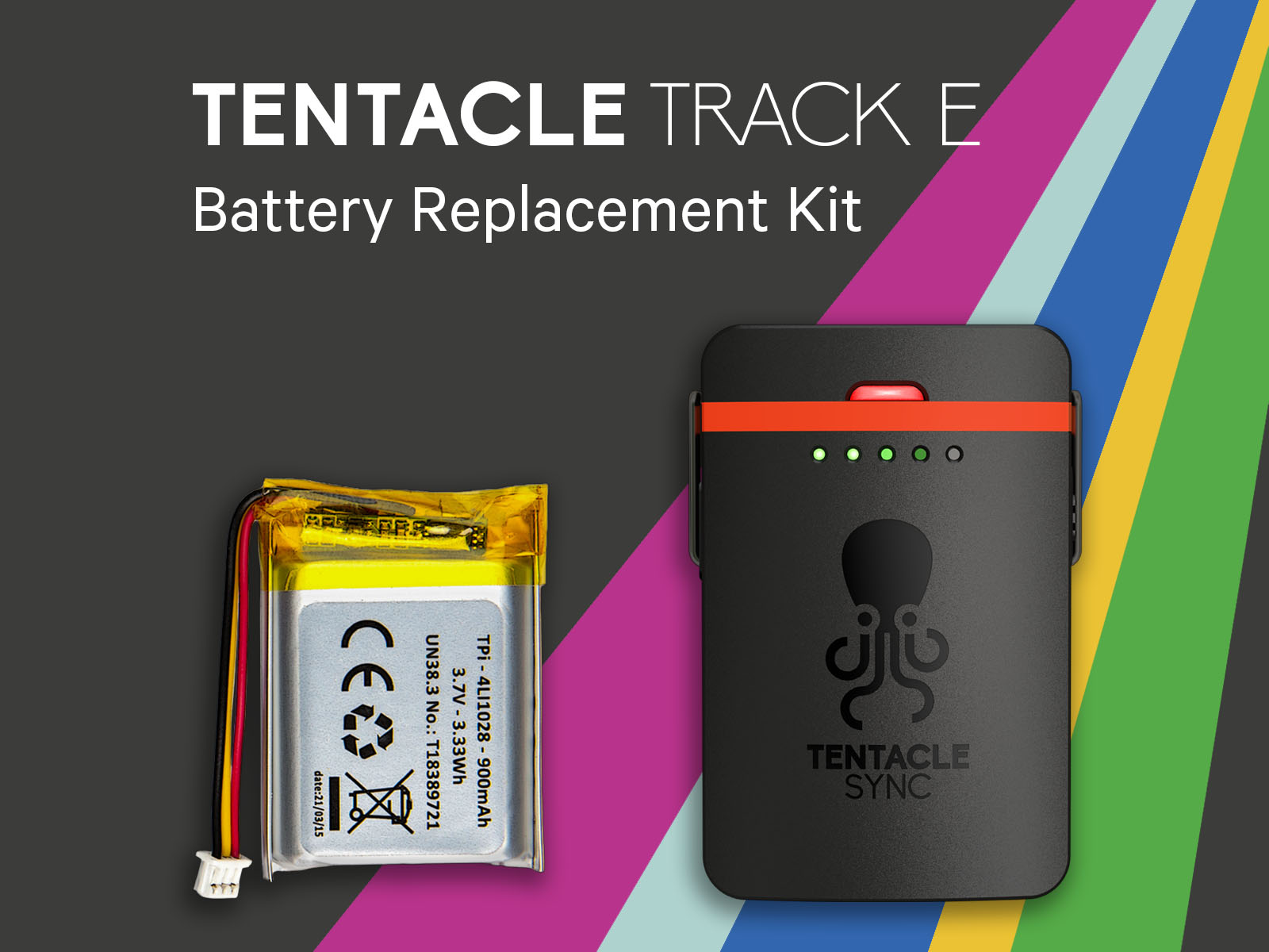 Tentacle TRACK E Battery Replacement Kit