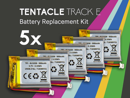 Tentacle TRACK E Battery Replacement (Pack of 5)