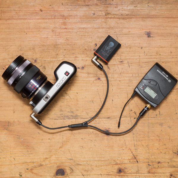 Tentacle and Bodypack Receiver to Camera Y-Cable Set up