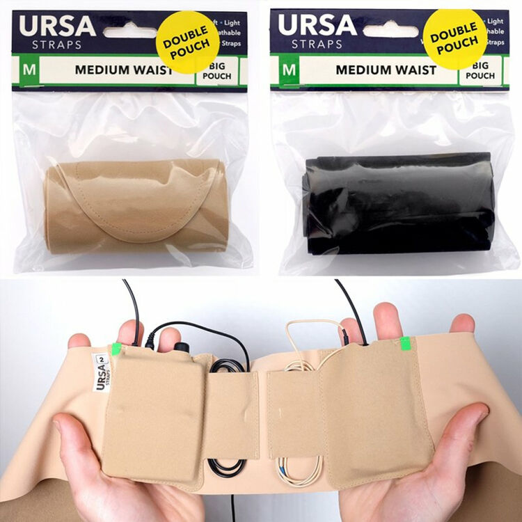 Ursa Waist Strap - Double Pouch Medium (Beige)
