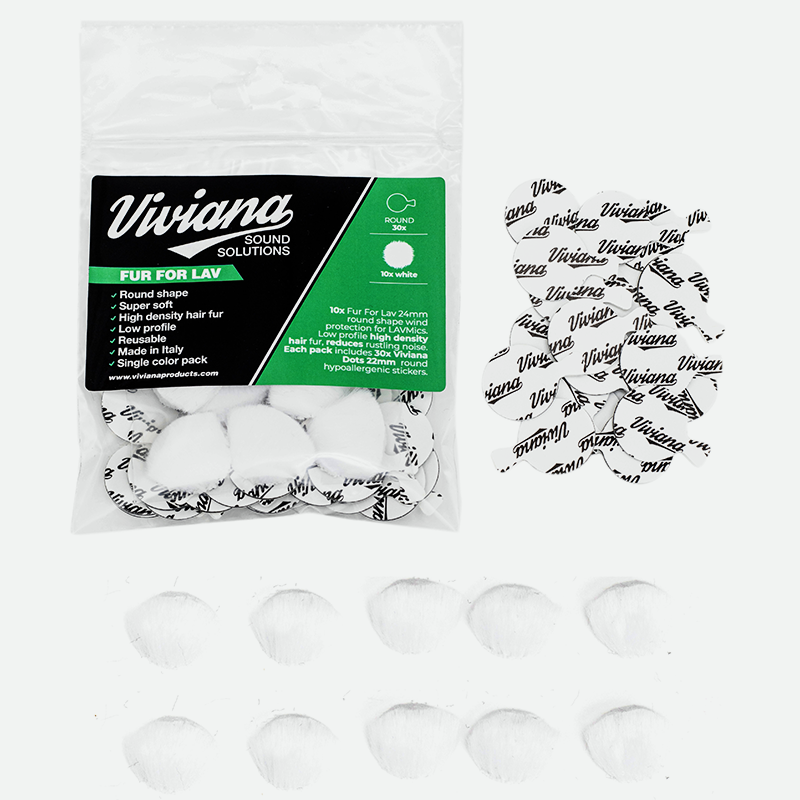 Viviana Fur for Lav Round White