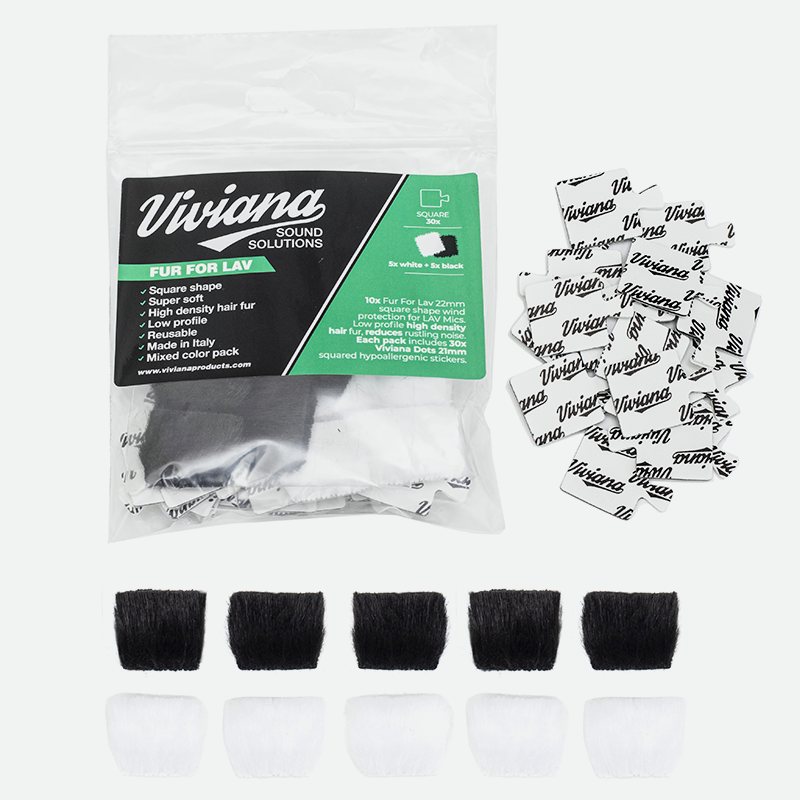 Viviana Fur for Lav Square Multicolor