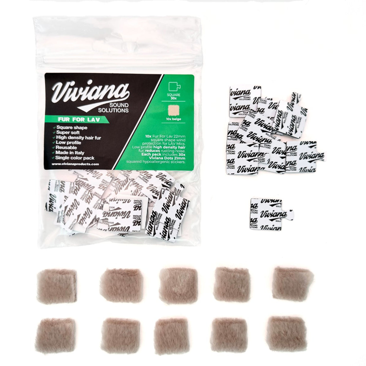 Viviana Fur for Lav Square (Beige)