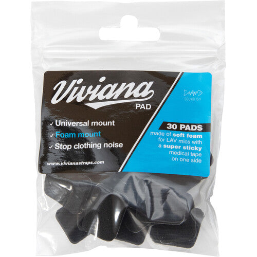 Viviana Pads Black (30 pcs)
