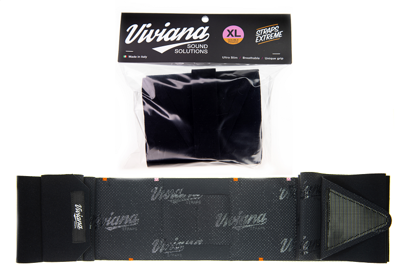 Viviana Straps Extreme Double Pouch (Black) 105 cm