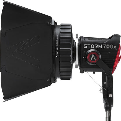 Aputure CF10 Fresnel & Barn Doors Kit Barn Doors on Storm 700x