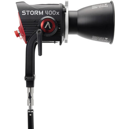 Aputure STORM 400x Tunable White LED Monolight (V-Mount) Right Side