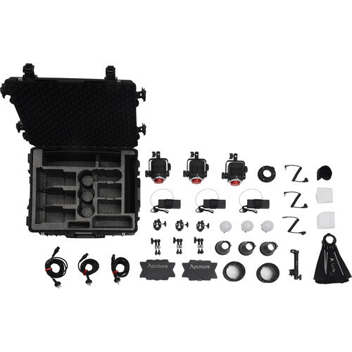 Aputure STORM 80C 3-Light Kit Full
