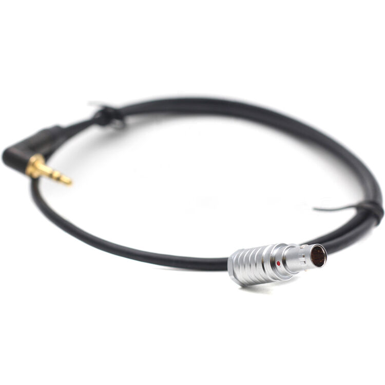 Audio Cable: TRS Mini Jack To Lemo 6-Pin for ARRI ALEXA Mini LF (Right-Angled)