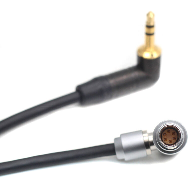 Audio Cable TRS Mini Jack To Lemo 6-Pin for ARRI ALEXA Mini LF (Right-Angled)