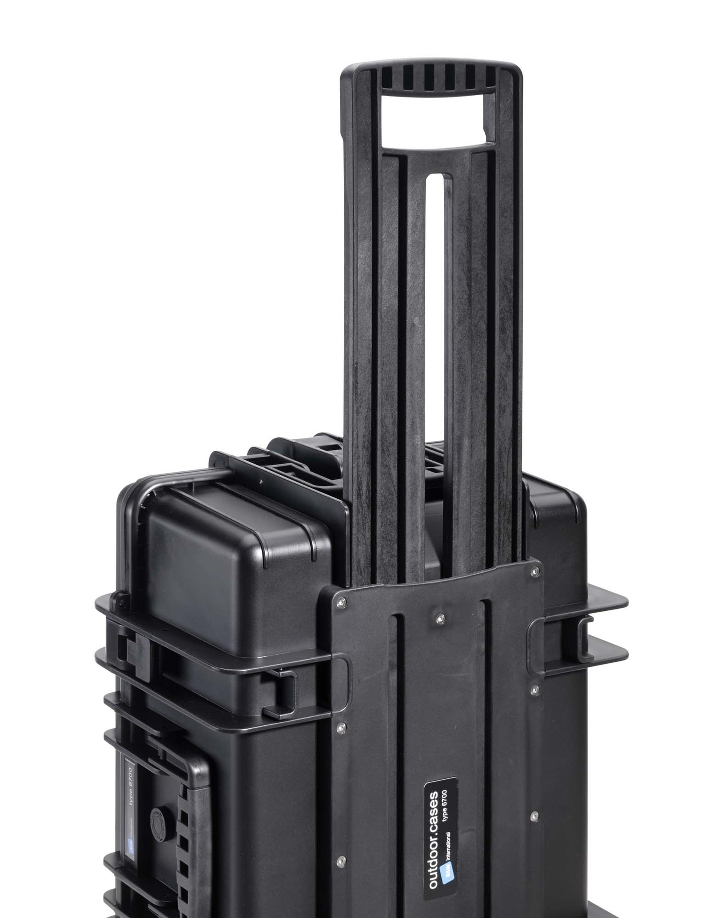 B&W Outdoor Case 6700 Trolley Style With Dividers (Black)