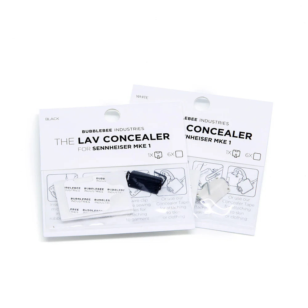 Bubblebee Industries The Lav Concealer for Sennheiser MKE-1 (White)