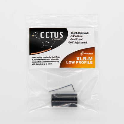 Cetus Products XLR-M Low Profile Connector