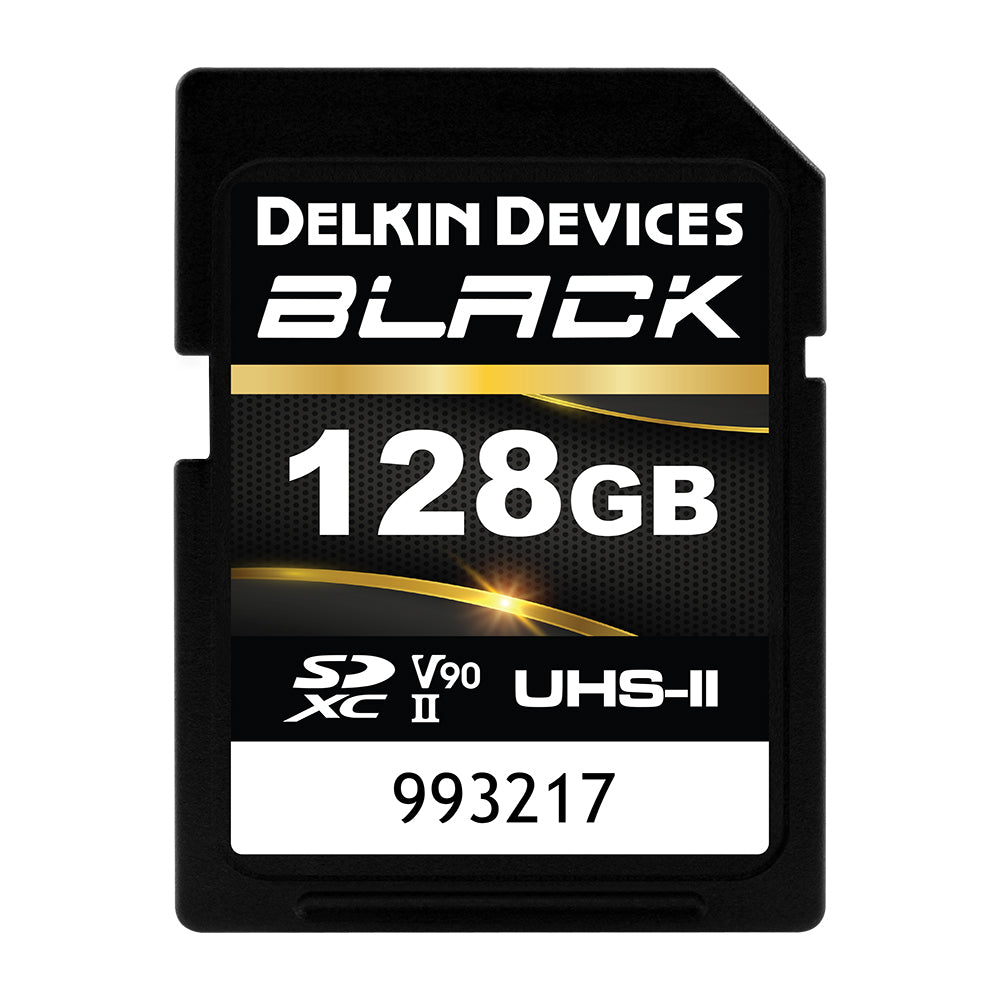 Delkin Devices SD BLACK (RUGGED) UHS II V90 128GB