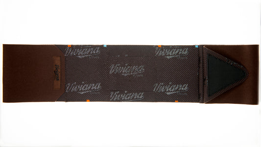 Viviana Straps Extreme Double Pouch (Brown) 105 cm