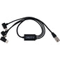 Deity Microphones SPD-HR3U 4-Pin to Triple USB-C Cable
