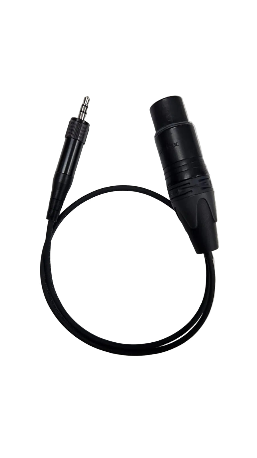 Audio cable Female XLR to Screwlock TRS Minijack 50cm
