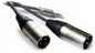 Mini Jack Stereo to 2 x XLR-Male Splitter 