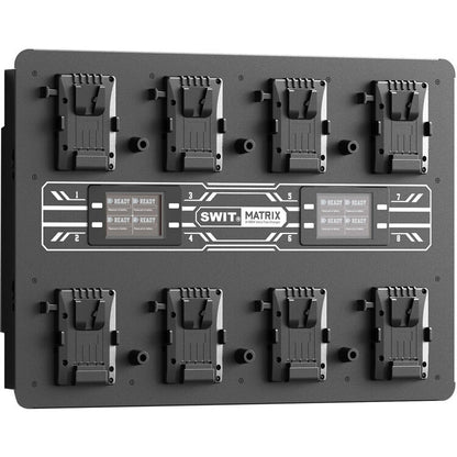 SWIT MATRIX-S8 8-Bay 100W Ultra Fast Wall Charger (V-Mount) (On-order)