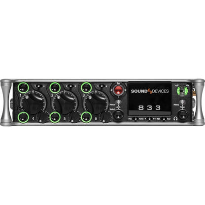 Sound Devices 833 (8-Channel / 12-Track Multitrack Field Recorder) Custom order