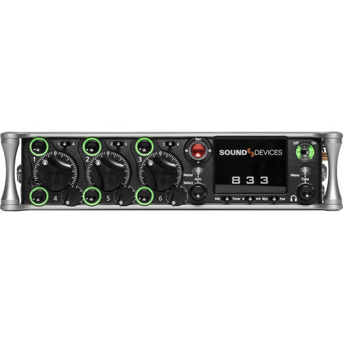 Sound Devices 833 (8-Channel / 12-Track Multitrack Field Recorder) Custom order