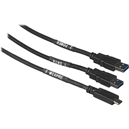 Sound Devices MX-USBY (MixPre USB-C to USB-A x 2 for data and power) Custom order