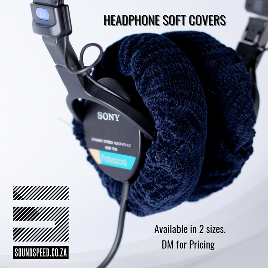 Headphone Soft Covers - Blue - Large