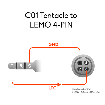 Tentacle to RED 4-pin – Timecode Cable