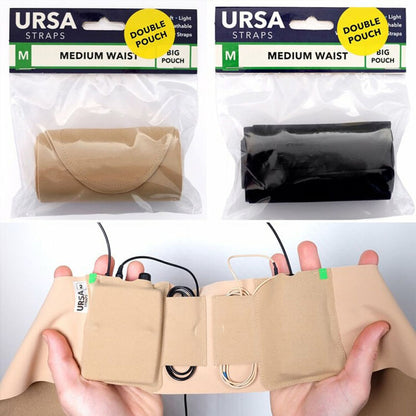 Ursa Waist Strap - Double Pouch Medium (Beige)