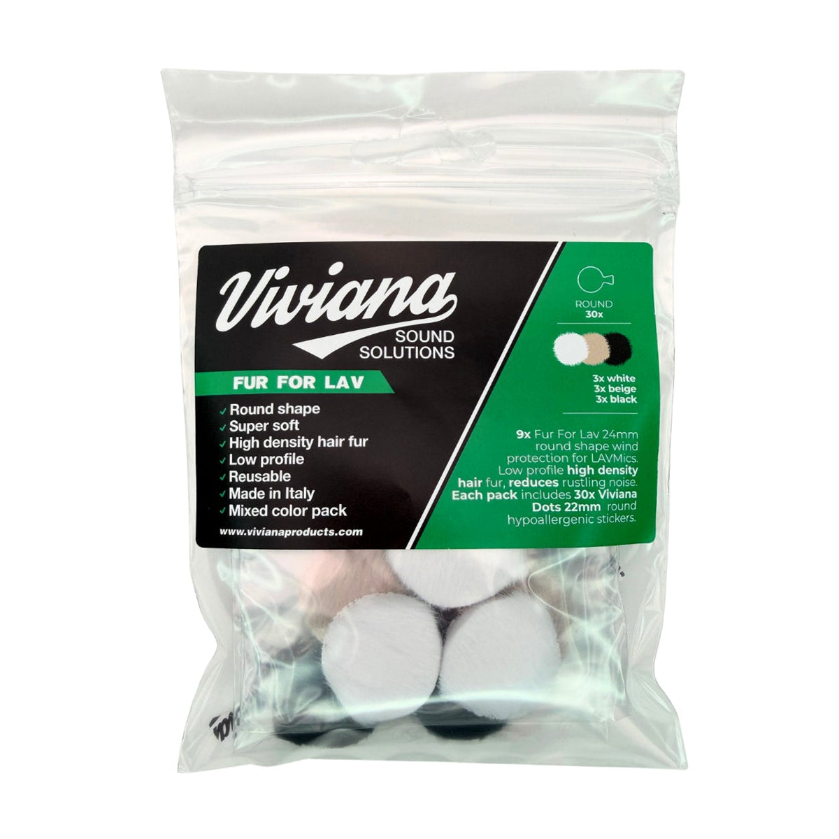 Viviana Fur for Lav Round (Multicolor)