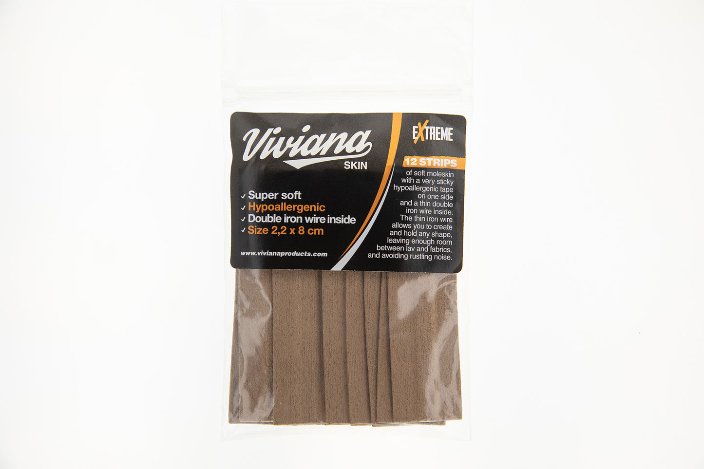 Viviana Moleskin Extreme Beige (12 strips)