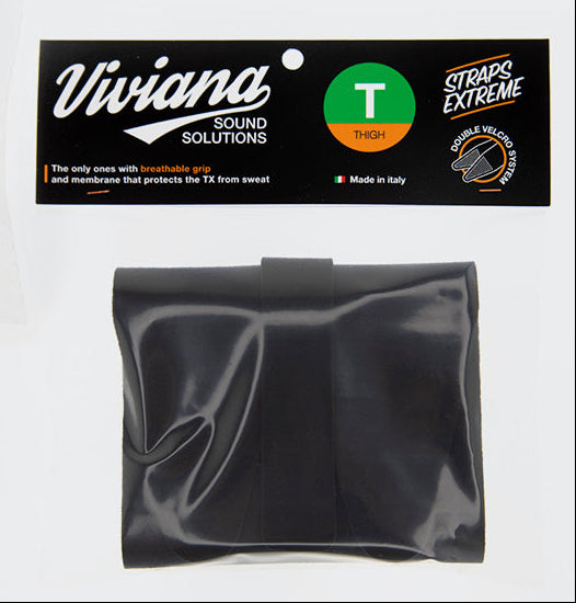 Viviana Straps Extreme Thigh With Double Velcro (Black) Package