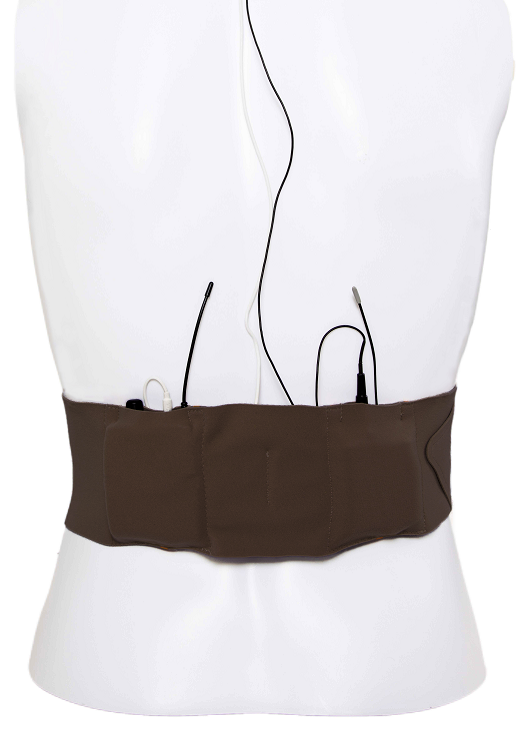 Viviana Straps Extreme Double Pouch (Brown) 105 cm